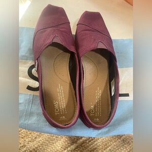 TOMS Women's Deep Purple Flats